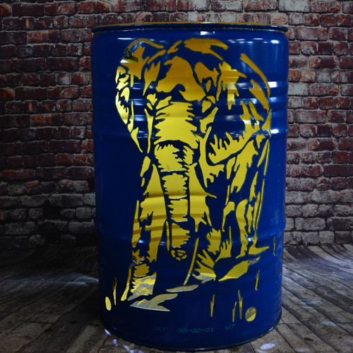 Feuertonne elefant gefertigt - elefant,,