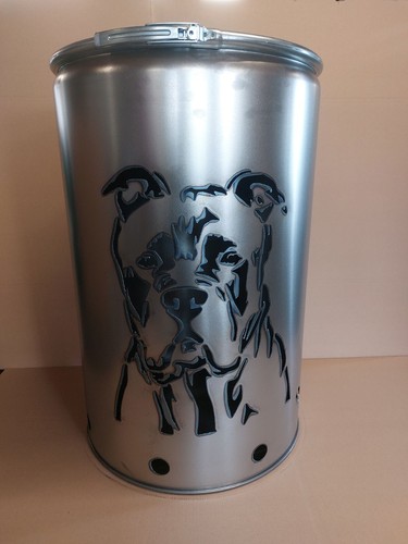 Feuertonne mit cane corso - cane,