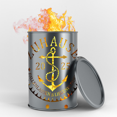 Feuertonne mit zuhause - mit,
