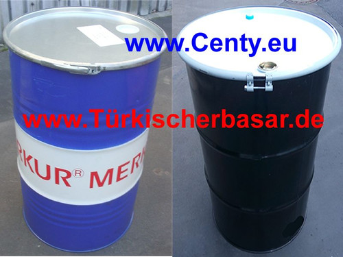 Metall fass 200l - 200l, deckelfass