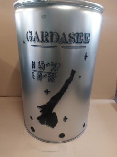 Feuertonne mit gardasee - feuertonne,