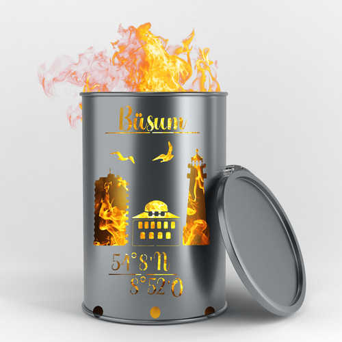Feuertonne mit büsum - mit,
