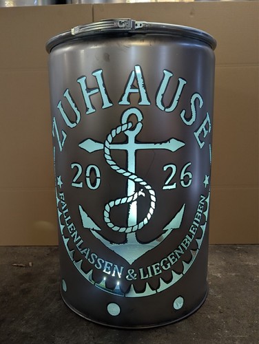 Feuertonne mit zuhause 2026 - zuhause, 2026-